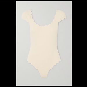 Marysia Mexico Scalloped Swimsuit - Ivory
